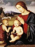 FRANCIA, Francesco Madonna and Child with the Infant St John the Baptist dsh Germany oil painting reproduction